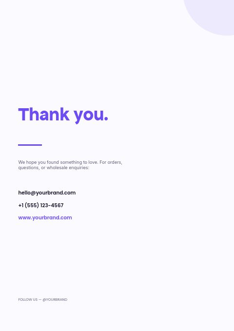Digital Products — Back page page