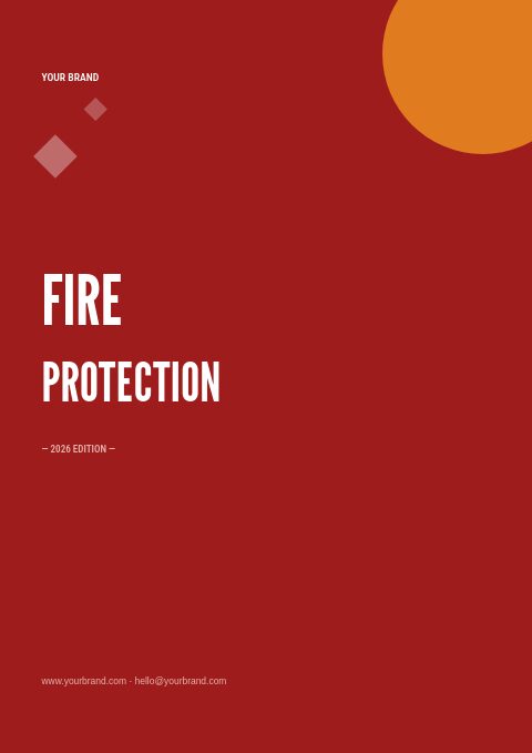 Fire Protection catalog template cover