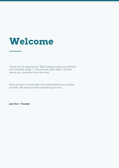 Fishing — Welcome page