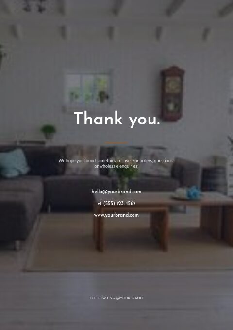 Furniture — Back page page
