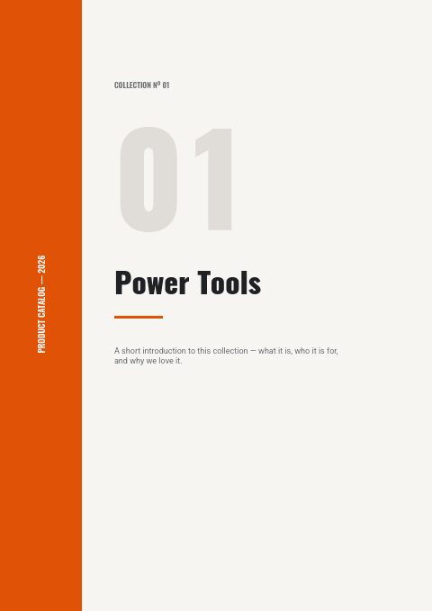 Hardware & Tools — Divider page