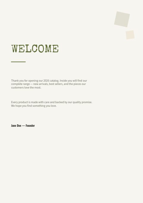 Hobby & Collectibles — Welcome page