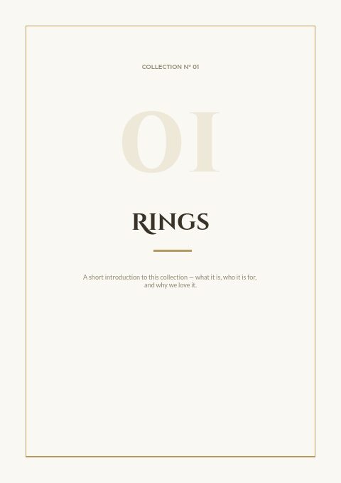 Jewelry — Divider page
