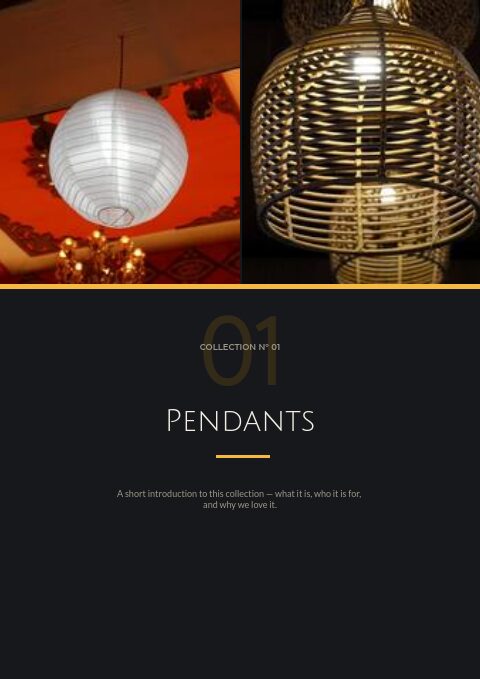 Lighting — Divider page