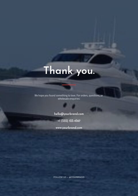 Marine & Boating — Back page page