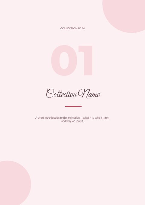 Soft Blush — Divider page