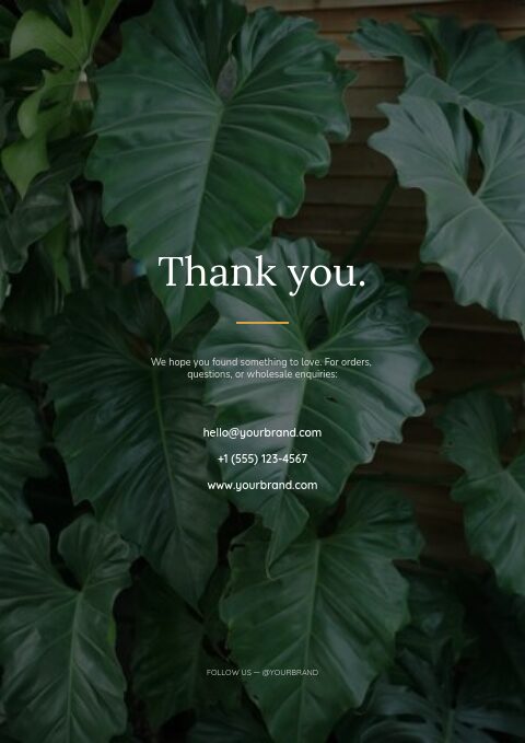 Urban Jungle — Back page page