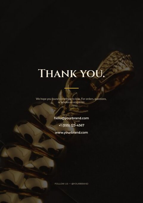 Gilded Atelier — Back page page