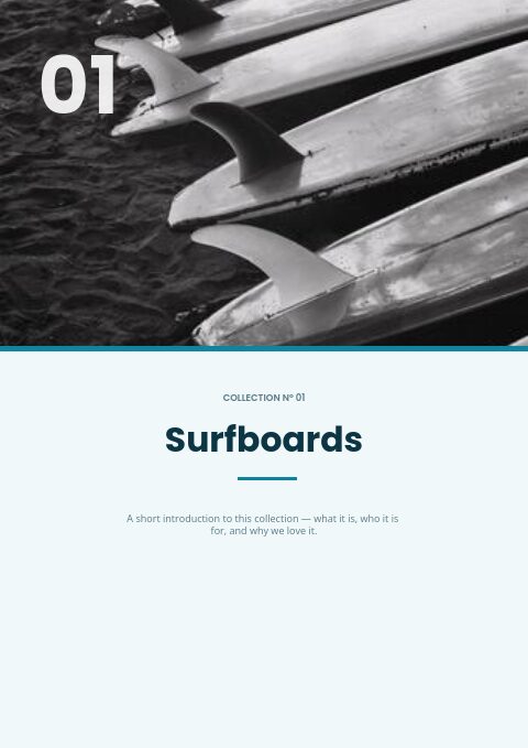 Surf & Coast — Divider page