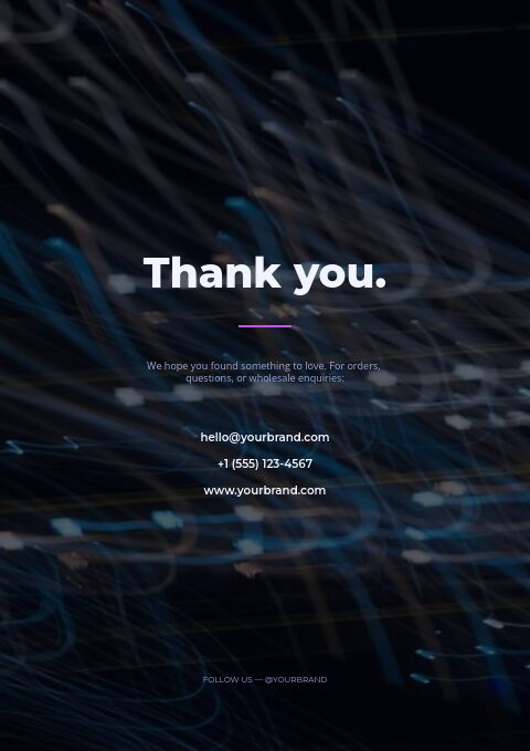 Neon Tech — Back page page