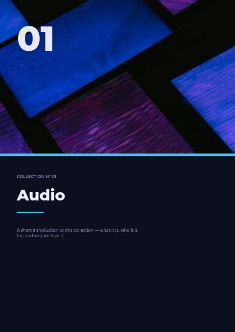 Neon Tech — Divider page