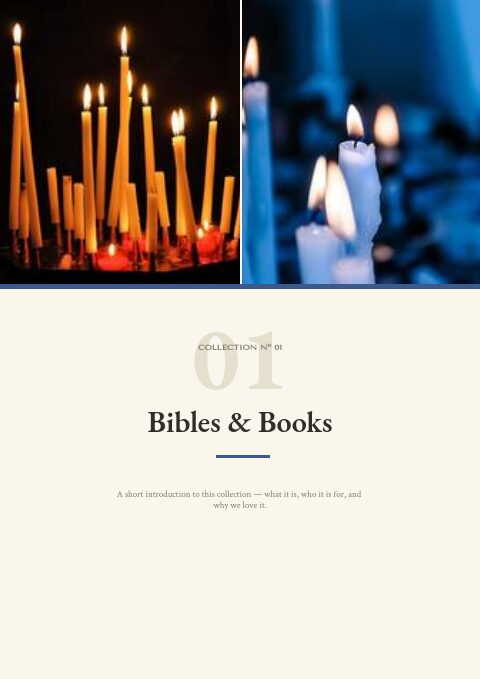Religious Products — Divider page