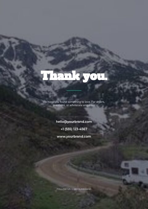 RV & Camping Equipment — Back page page