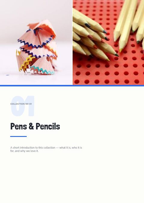 School Supplies — Divider page
