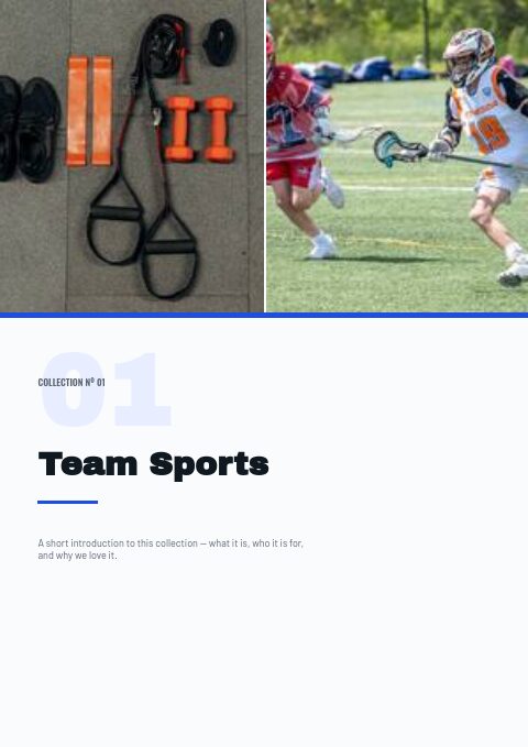 Sports & Outdoors — Divider page