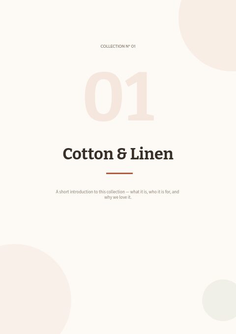 Textiles & Fabrics — Divider page